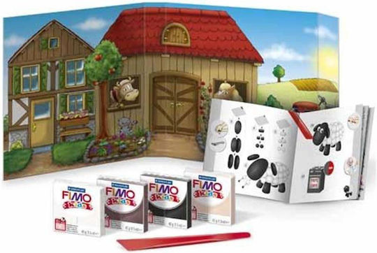 Staedtler Fimo Farm Παιδικός Πολυμερικός Πηλός Σετ Πολύχρωμος 168gr