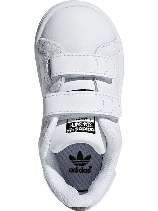 Stan Smith STAN SMITH CF I Kids Sneakers with Scratch Cloud White / Silver Metallic