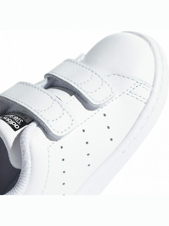 Stan Smith STAN SMITH CF I Kids Sneakers with Scratch Cloud White / Silver Metallic