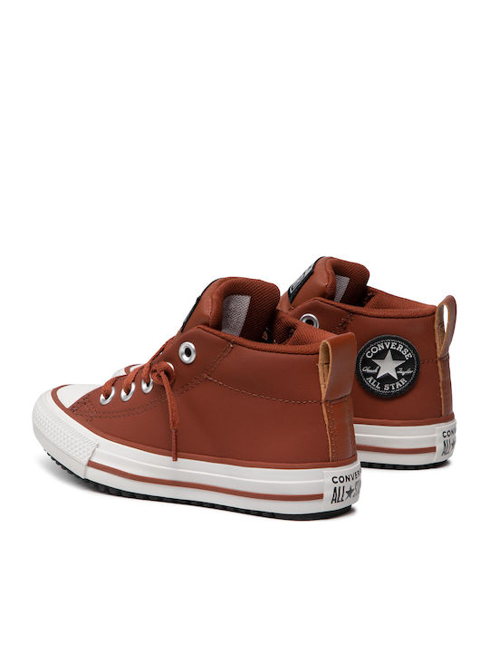 Chuck Taylor All Star All Star Chuck Taylor Παιδικά Sneakers High Καφέ