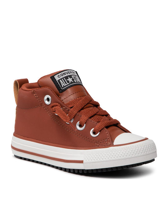 Chuck Taylor All Star All Star Chuck Taylor Παιδικά Sneakers High Καφέ