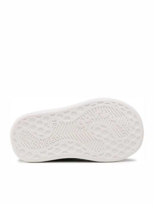Παιδικά Sneakers High Ανατομικά με Σκρατς Μαύρα