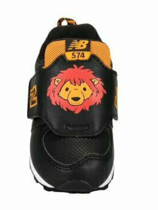 Kinder Sneakers mit Klettverschluss Schwarz