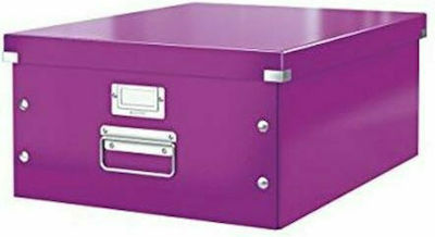 Leitz Cutie de Arhivare cu Capac Click N' Store 48.2x20x36.9cm. Violet