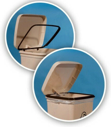 Miltoplast Plastic Alb-Negru 40lt