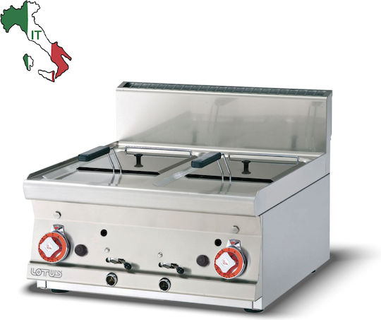 Lotus Fryer Magazin online Double 12kW Capacity 2x8lt 60x60x28cm