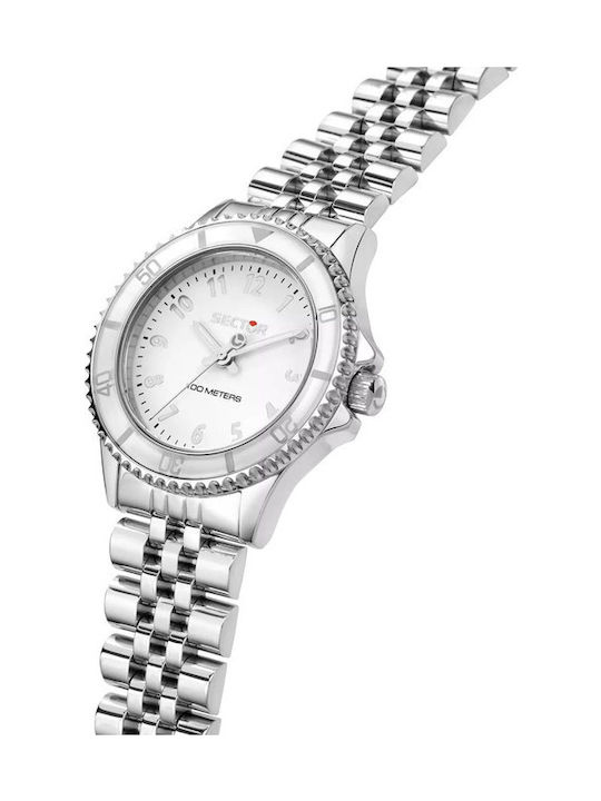 Sector 230 Damen Uhr mit Silber Metallarmband