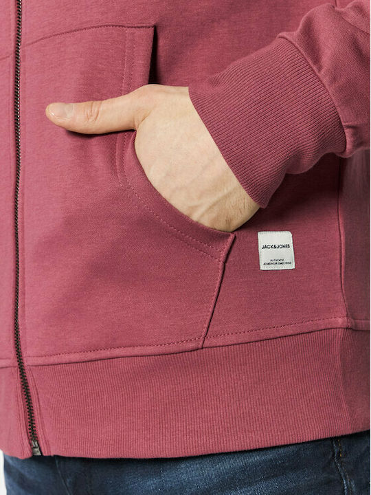 Sweatshirt with Hood Burgundy