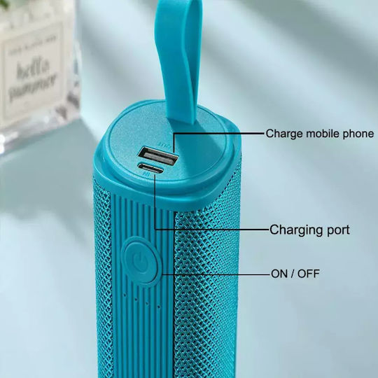 T&G Bluetooth Speaker 5W with Battery Life up to 10 hours Light Blue