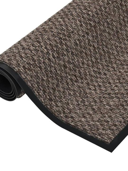 vidaXL Entrance Mat Carpet with Anti-slip Backing Beige 90x150cm