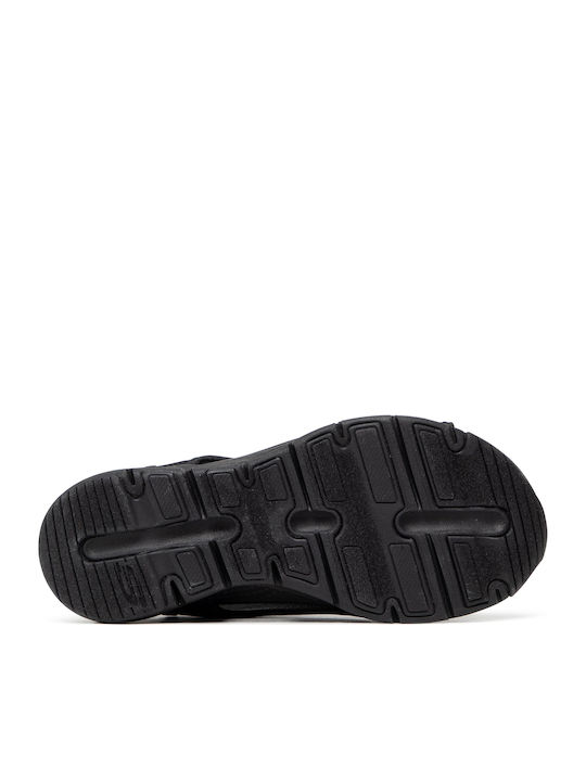 City Catch Flache Damen Sandalen Schwarz
