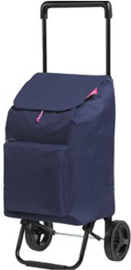 Argo Shopping Trolley Dark Blue 30x36x94cm