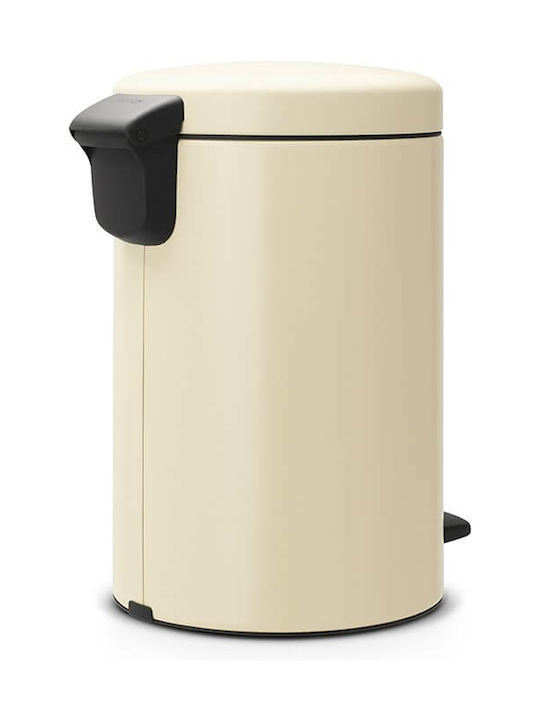 Brabantia New Icon Metallic Bathroom Basket 12lt Soft Beige