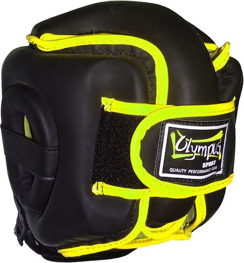 Olympus Sport Pulse Matt Boxhelm Erwachsene Offenes Gesicht Gelb