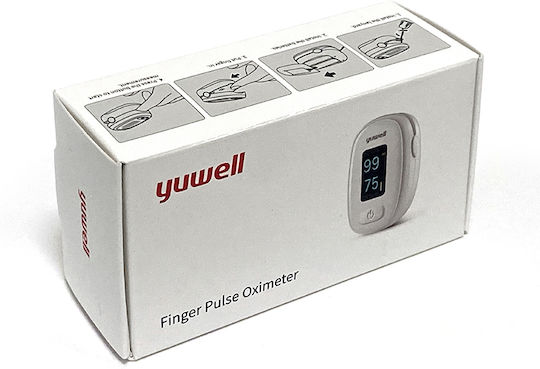 Yuwell VP132012 Pulsoximeter Fingerspitze Für Kinder Weiß