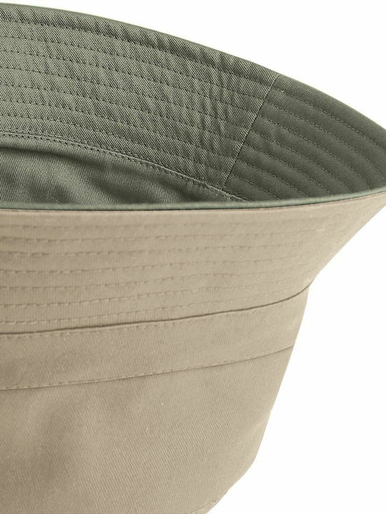 Beechfield B686 Men's Bucket Hat Olive Green / Stone