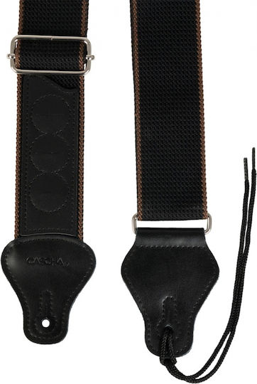 Cascha HH-2259 Ζώνη για Κιθάρα Μαύρη