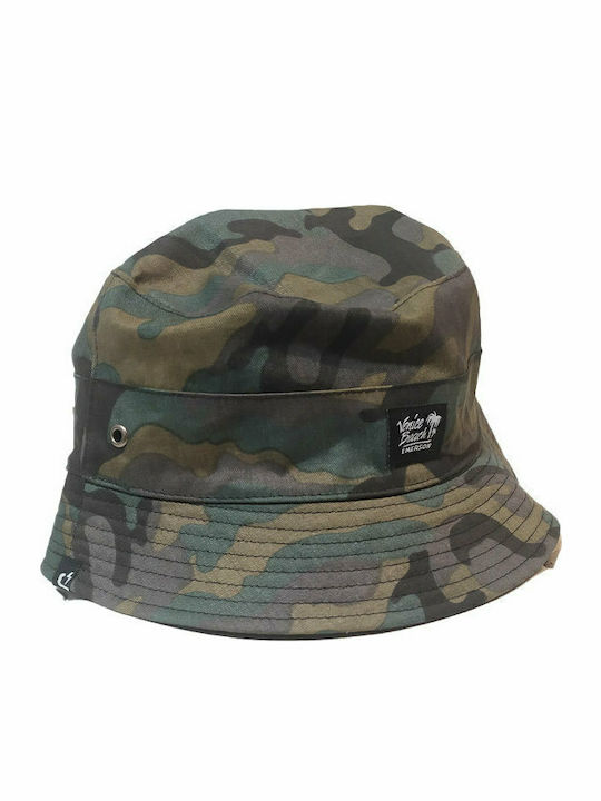 Emerson Fabric Men's Hat Bucket Style Khaki / Black