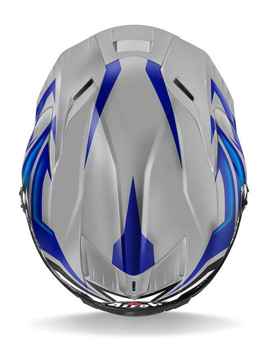 Airoh GP 550 S Blue Gloss Motorcycle Helmet Full Face ECE 22.05 1290gr with Pinlock AIR000KRA261