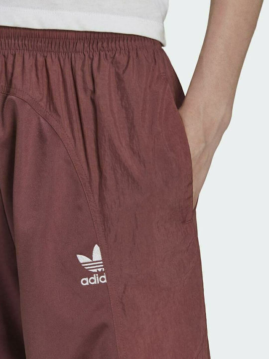 Adicolor High Waist Sweatpants Jogger Quiet Crimson