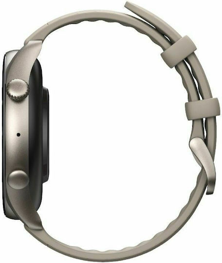 Amazfit GTR 3 Aluminium 46mm Waterproof Smartwatch with Heart Rate Monitor (Moonlight Grey)