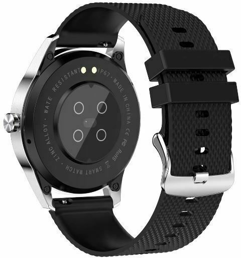 Y20 46mm Smartwatch με Παλμογράφο (Μαύρο)