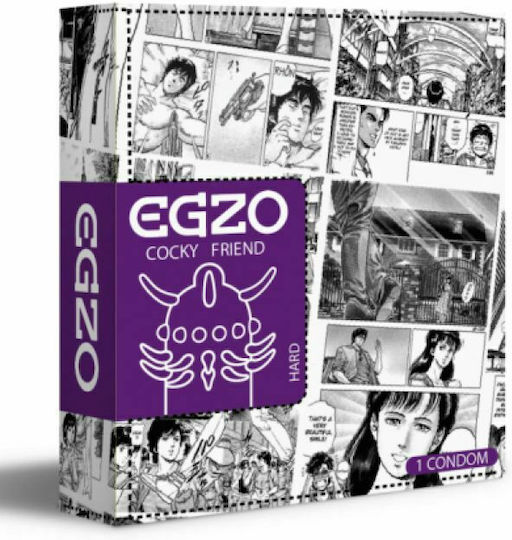 Egzo Prezervative Cocky Friend Jolly Roger 1 Buc 52mm Natural