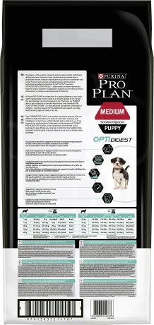 Pro Plan OpitDigest 12кг Суха Храна без Зърнени храни за Кученца от Средни Породи с Агнешко
