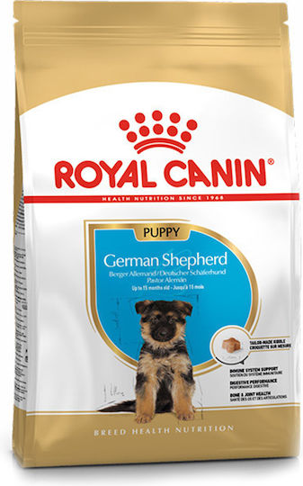 Royal Canin Puppy German Shepherd 12kg Dry Food for Large Breed Puppies with Vegetables, Poultry and Rice