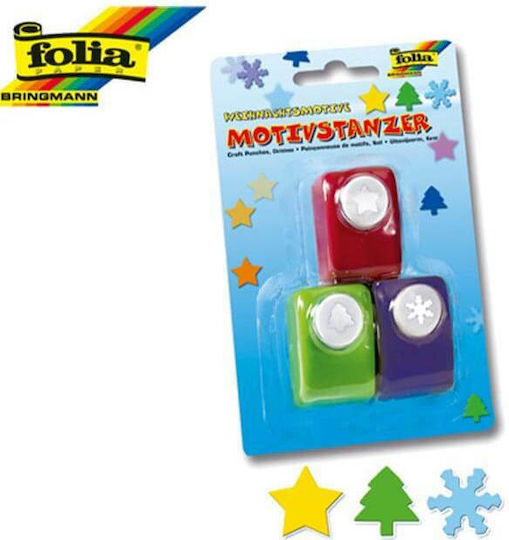 Folia Craft Punches with Christmas Designs 7009
