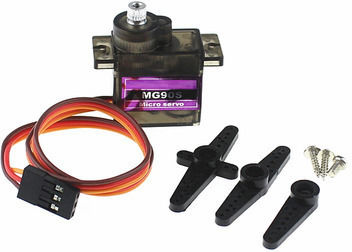 Haitronic Servos MG90S Micro Metal Gear 9g Servo for Arduino / RC (360 Degrees)