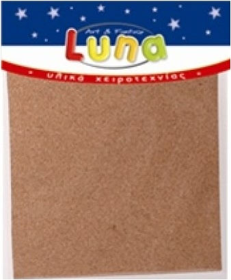 Luna Корк Кафяви листове от ръчно изработен филц 225x225x2мм 000601679 22.5x22.5см.