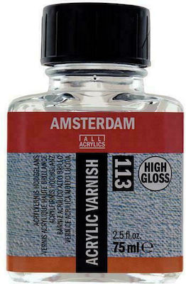 Royal Talens Amsterdam 113 Acrylic Varnish High Gloss Polish Painting 75ml 38979