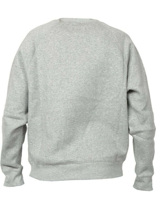 Madeline Fuzzy Logo Damen Sweatshirt Gray