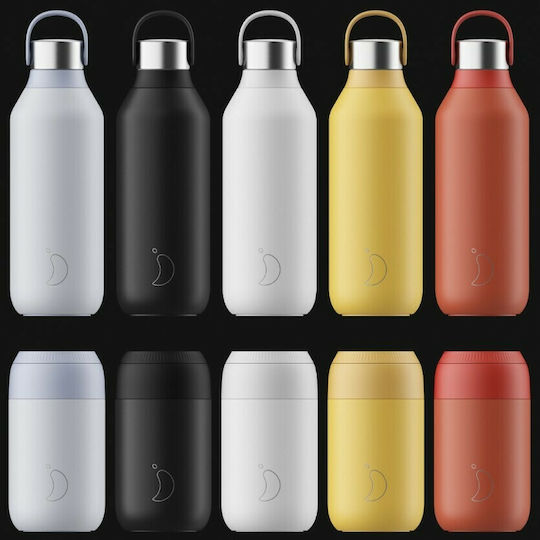 Chilly's Series 2 Bottle Thermos Stainless Steel BPA Free 500ml Turquoise