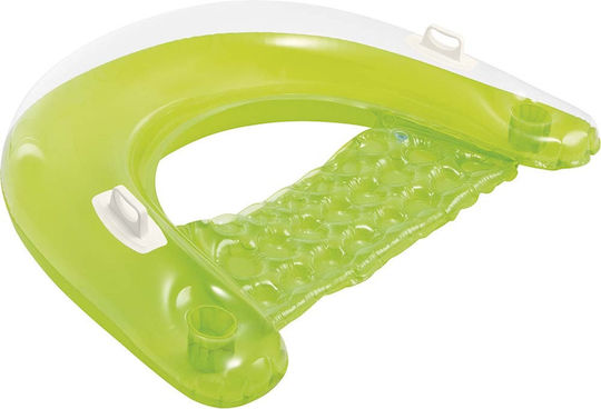 Intex Sit n Float Inflatable Sea Float with Handles Green 152x99cm