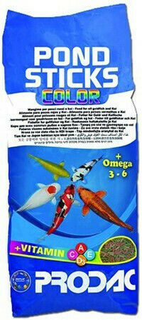 Prodac Pond Sticks Color Τροφή για Ψάρια Γλυκού Νερού σε Στικς με Σπιρουλίνα 1200ml 150γρ.