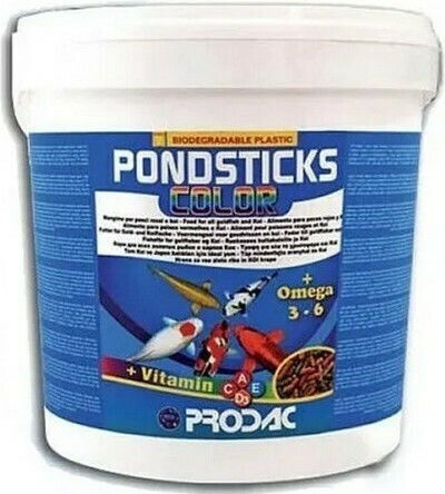 Prodac Pond Sticks Color Τροφή για Ψάρια Γλυκού Νερού σε Στικς με Σπιρουλίνα 1200ml 150γρ.