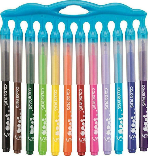 Maped Color'Peps Long Life Inno Waschbare Zeichenmarker 1mm Set 12Stück