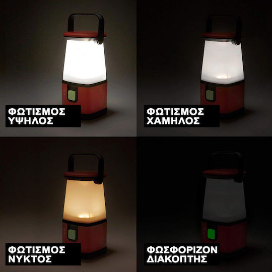 Energizer 360° Φανάρι Led Μπαταρίας για Camping Αδιάβροχο με Φακό 500lm