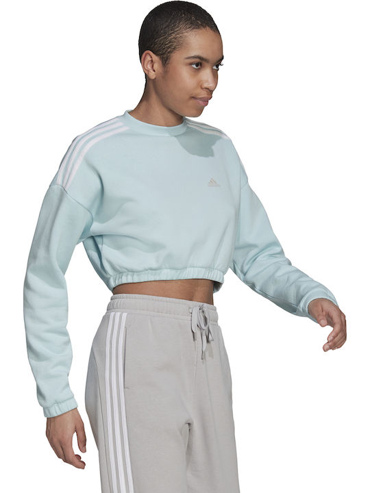 Hyperglam Cropped Γυναικείο Φούτερ Halo Mint