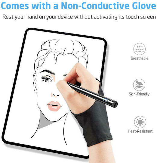 ESR Digital Digital Touch Pen mit Palm Rejection in Schwarz Farbe