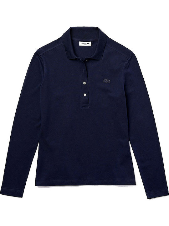 Γυναικεία Polo Μπλούζα Μακρυμάνικη Navy Μπλε