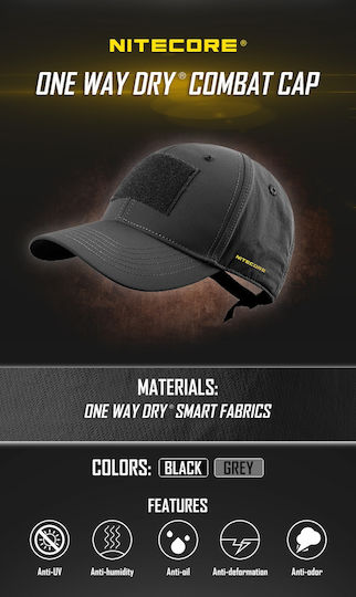 NiteCore Jockey Hunting Hat Black Black