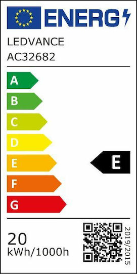 Osram LED Bulb 20W Fluorescent Type 150εκ. for Socket G13 and Shape T8 Natural White 2300lm