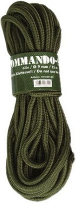 Mil-Tec Rope with Diameter 7mm and Length 15m Rope 7mm 15m Olive