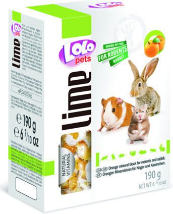 Lolo Pets Nutritional Supplement with Orange for Rabbit and Hamster 40gr