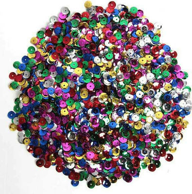 Next Plastic Craft Sequins Multicolor 12pcs Colorful Beads 6mm 14g 14gr