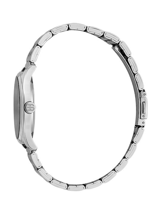 Esprit Damen Uhr mit Silber Metallarmband