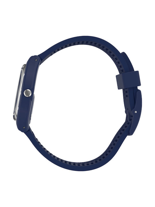 Swatch Over Blue Herrenuhr 41mm Batterie mit Blau Kautschukarmband